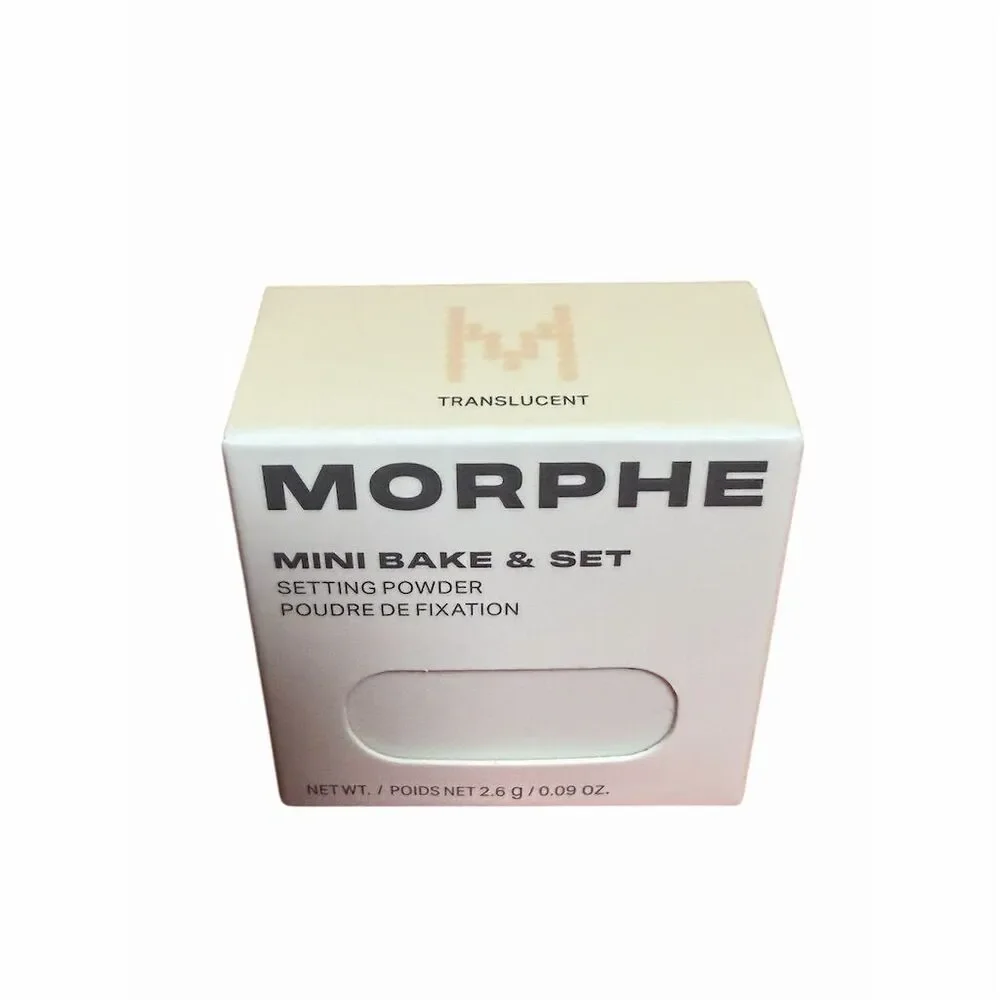 Morphe Mini Bake & Set Translucent Loose Finishing Powder 2.6g Travel Size